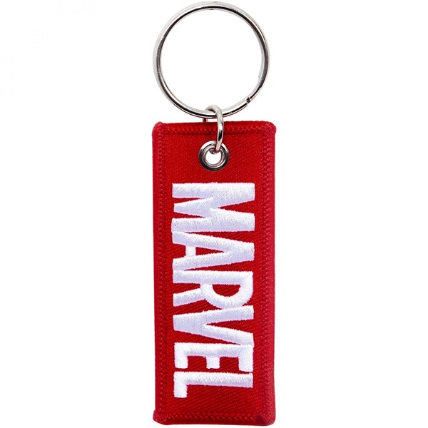 Marvel Comics Classic Logo Embroidered Woven Keychain